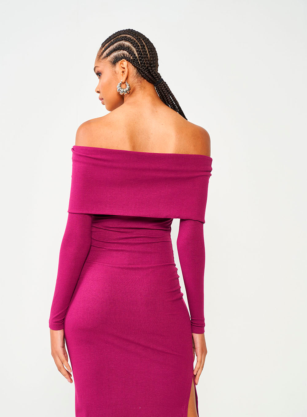 Vestido acanalado colcci