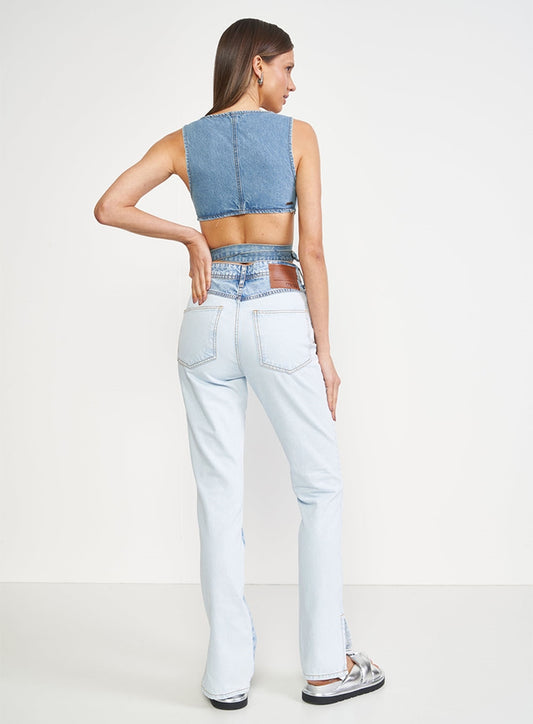 Crop Top de jeans