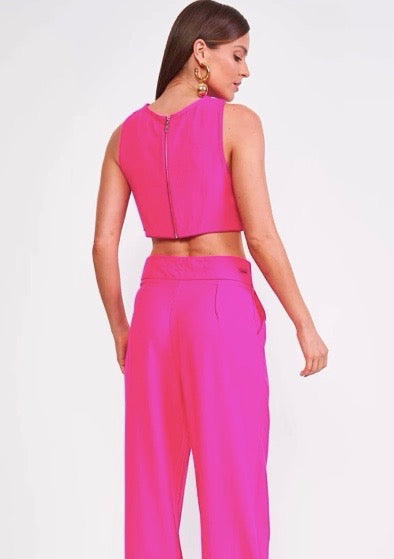 Conjunto Colcci - Crop Top / Pantalón Recto
